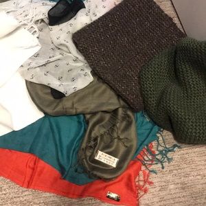 Assorted scarves